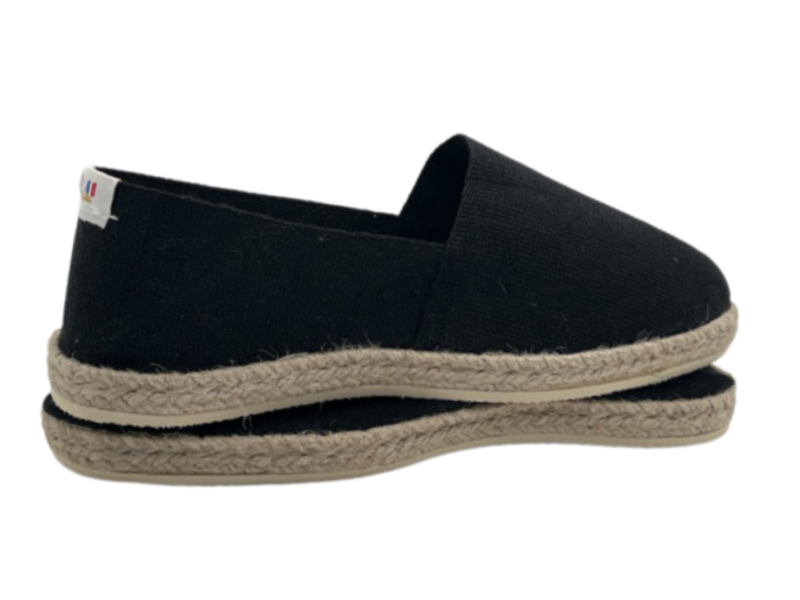 Espadrille uni noir