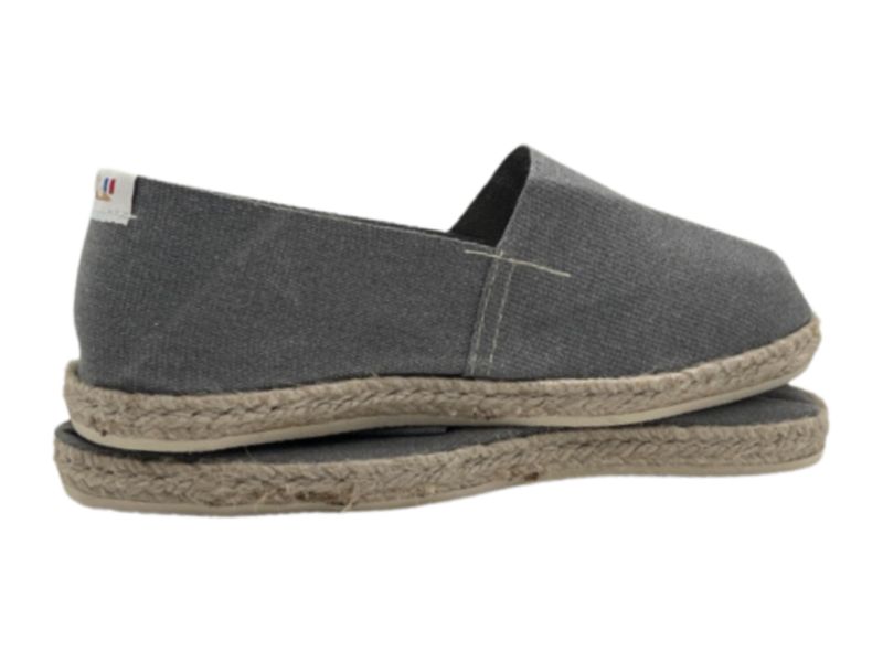 Espadrille uni gris