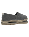 Espadrille Catalane unie Gris Canigó Couture Petit Point et Lavable