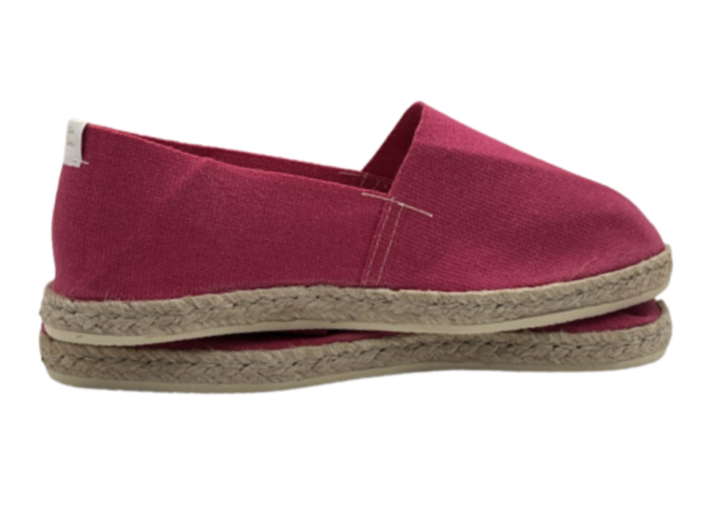 Espadrille uni fushia