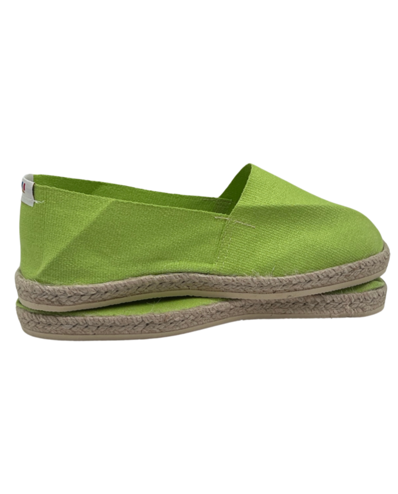 Espadrille Anis Tonique - Couture Petit Point - Lavable