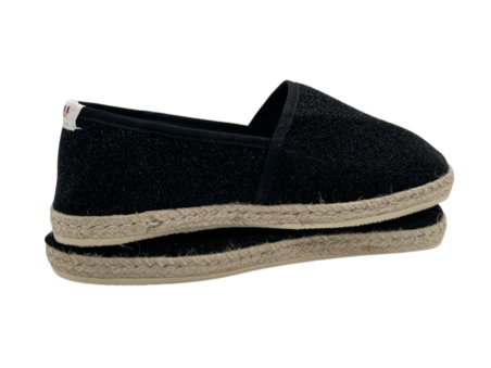 Espadrille paillette noire