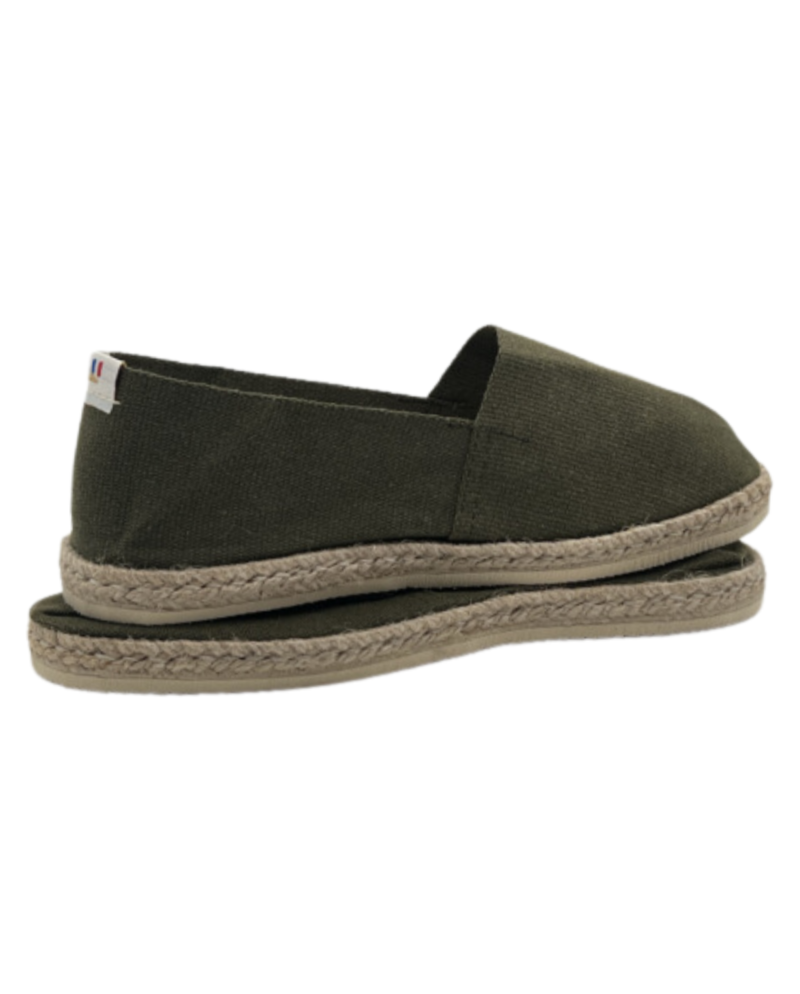 Espadrille Unie Kaki Maquis