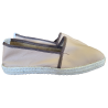 Espadrille cuir beige
