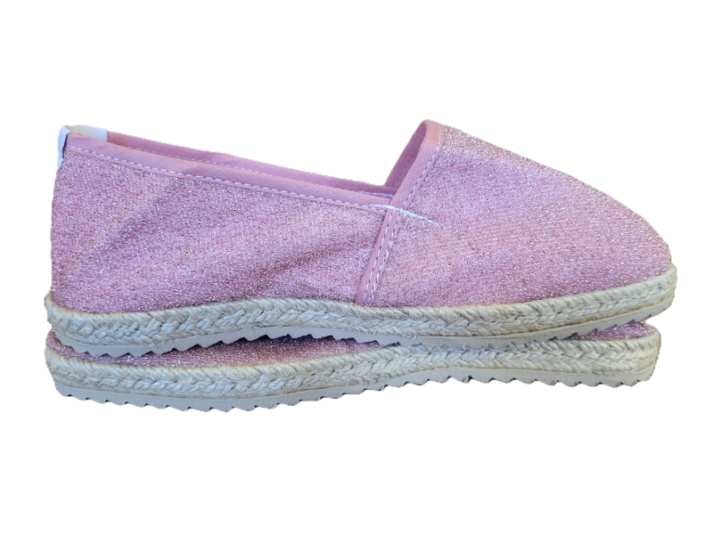 Espadrille Paillette Vieux Rose