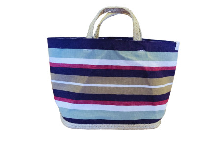 Mini sac  Fond Espadrille - Tissu Jupiter Marine